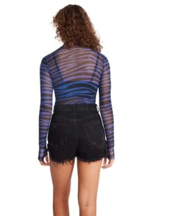 ELIZA TOP BLUE -Cheap Boots And Beyond Store STEVEMADDEN APPAREL BM305714 BLUE 04