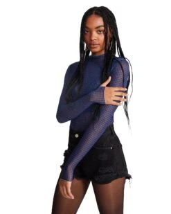 ELIZA TOP BLUE MULTI -Cheap Boots And Beyond Store STEVEMADDEN APPAREL BM305732 BLUE 03