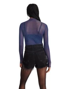 ELIZA TOP BLUE MULTI -Cheap Boots And Beyond Store STEVEMADDEN APPAREL BM305732 BLUE 04