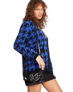 MARINA CARDIGAN BLUE -Cheap Boots And Beyond Store STEVEMADDEN APPAREL BM306216 BLUE 03
