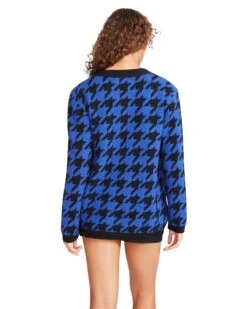 MARINA CARDIGAN BLUE -Cheap Boots And Beyond Store STEVEMADDEN APPAREL BM306216 BLUE 05