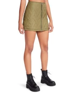 EMERSON SKIRT OLIVE -Cheap Boots And Beyond Store STEVEMADDEN APPAREL BM309717 OLIVE 04