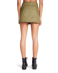 EMERSON SKIRT OLIVE -Cheap Boots And Beyond Store STEVEMADDEN APPAREL BM309717 OLIVE 05