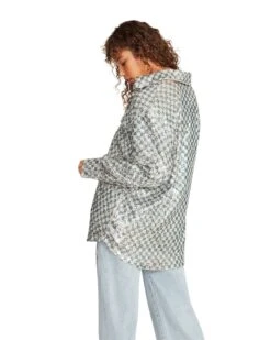 ANDEE SHACKET SILVER -Cheap Boots And Beyond Store STEVEMADDEN APPAREL BM402823 SILVER 04