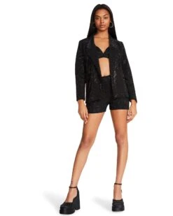AYA JACKET BLACK -Cheap Boots And Beyond Store STEVEMADDEN APPAREL BM402839 BLACK 01