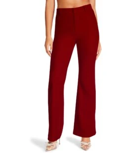 HARLOW PANT RED -Cheap Boots And Beyond Store STEVEMADDEN APPAREL BM403338 RED 03