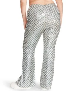 SHAE PANT SILVER -Cheap Boots And Beyond Store STEVEMADDEN APPAREL BM403368 SILVER 11