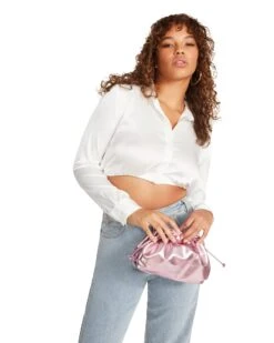 CASSANDRA TOP WHITE -Cheap Boots And Beyond Store STEVEMADDEN APPAREL BM404598 WHITE 02