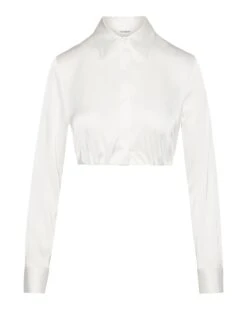 CASSANDRA TOP WHITE -Cheap Boots And Beyond Store STEVEMADDEN APPAREL BM404598 WHITE 8825