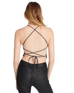 KIA TOP BLACK 9 KIA TOP BLACK -Cheap Boots And Beyond Store STEVEMADDEN APPAREL BM404626 BLACK 05