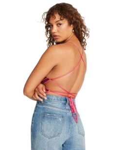 KIA TOP HOT PINK -Cheap Boots And Beyond Store STEVEMADDEN APPAREL BM404626 HOT PINK 06