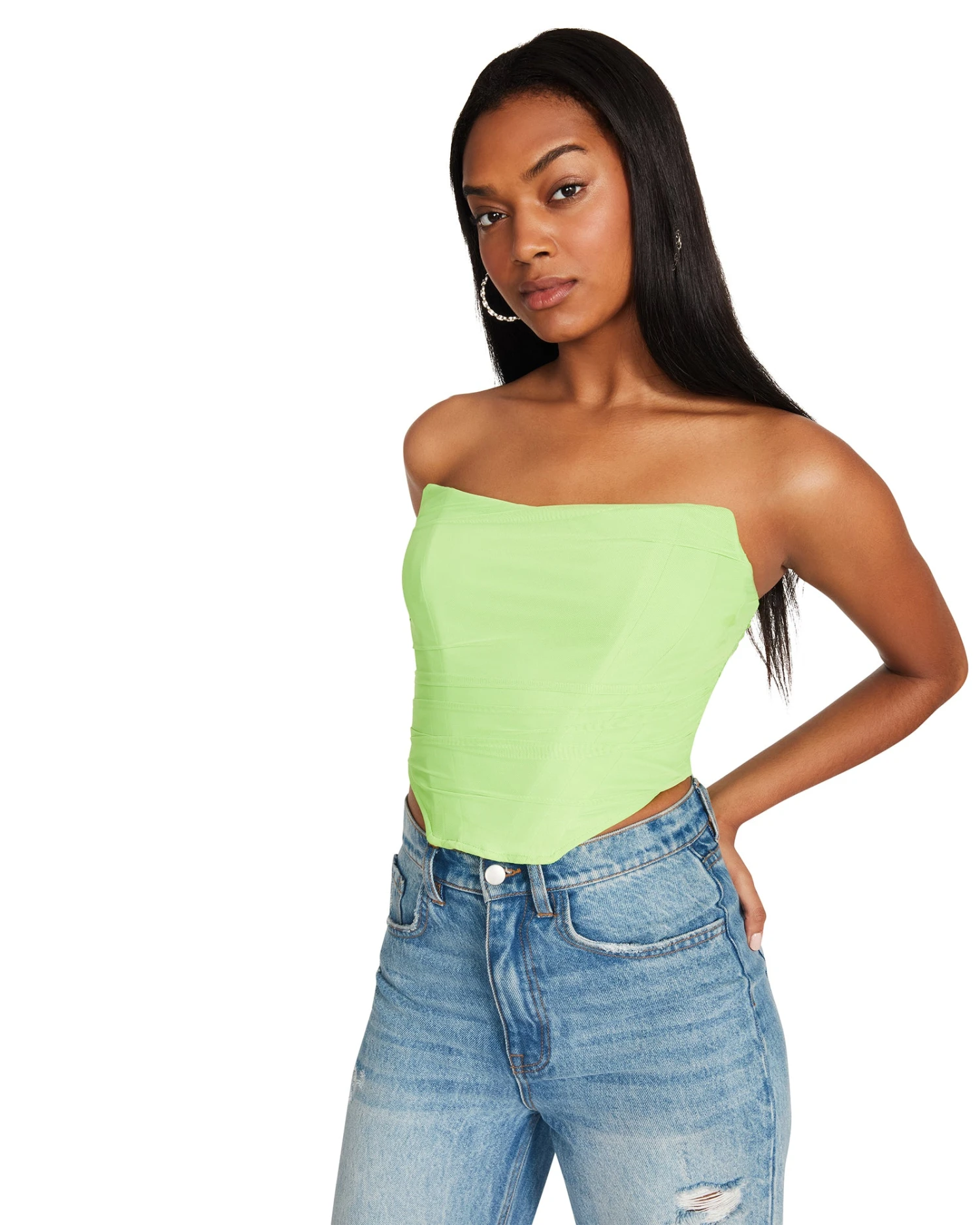 DAHLIA TOP NEON GREEN 4 DAHLIA TOP NEON GREEN - Image 4