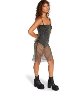 CHARLIZE DRESS BLACK -Cheap Boots And Beyond Store STEVEMADDEN APPAREL BM408366 BLACK 02