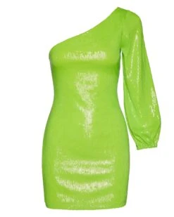 KATYA DRESS NEON GREEN -Cheap Boots And Beyond Store STEVEMADDEN APPAREL BM408371 NEON GREEN 8886