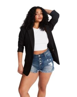 KAIRA BLAZER BLACK 19 KAIRA BLAZER BLACK -Cheap Boots And Beyond Store STEVEMADDEN APPAREL BN102877 BLACK 03 b6e7661a bd37 46a1 a648 0c51d6be37e5