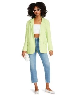KAIRA BLAZER GREEN -Cheap Boots And Beyond Store STEVEMADDEN APPAREL BN102877 GREEN 07