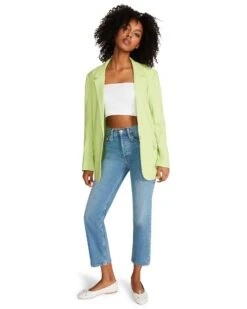KAIRA BLAZER GREEN -Cheap Boots And Beyond Store STEVEMADDEN APPAREL BN102877 GREEN 10