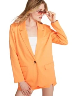 KAIRA BLAZER ORANGE -Cheap Boots And Beyond Store STEVEMADDEN APPAREL BN102877 ORANGE 02