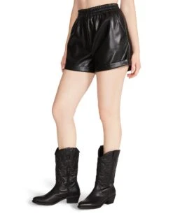 FONDA SHORT BLACK -Cheap Boots And Beyond Store STEVEMADDEN APPAREL BN103414 BLACK 09