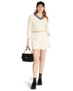 FONDA SHORT VANILLA -Cheap Boots And Beyond Store STEVEMADDEN APPAREL BN103414 BONE 05