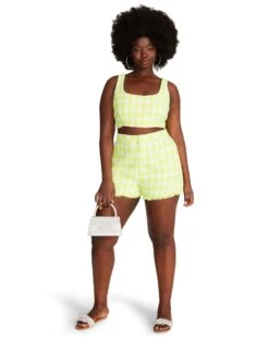 LIA SHORT LIME 20 LIA SHORT LIME -Cheap Boots And Beyond Store STEVEMADDEN APPAREL BN103433 GREEN 01