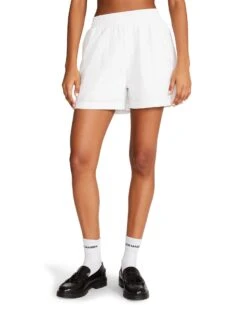 TISH SHORT WHITE 12 TISH SHORT WHITE -Cheap Boots And Beyond Store STEVEMADDEN APPAREL BN103439 WHITE 07