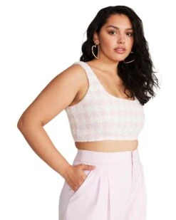 LAYLA TOP PINK -Cheap Boots And Beyond Store STEVEMADDEN APPAREL BN104660 PINK 03