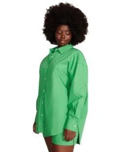 POPPY TOP GREEN -Cheap Boots And Beyond Store STEVEMADDEN APPAREL BN104683 GREEN 02