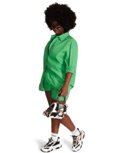 POPPY TOP GREEN -Cheap Boots And Beyond Store STEVEMADDEN APPAREL BN104683 GREEN 04