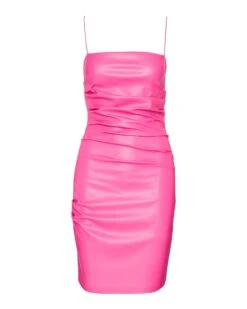 SHANELLE DRESS HOT PINK -Cheap Boots And Beyond Store STEVEMADDEN APPAREL BN108574 HOT PINK GHOST