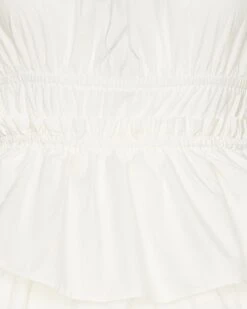 MIREYA MINI DRESS WHITE -Cheap Boots And Beyond Store STEVEMADDEN APPAREL BN108601 WHITE DETAIL