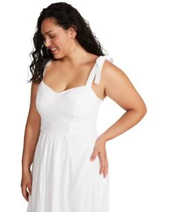 SOPHIA-ROSE DRESS WHITE -Cheap Boots And Beyond Store STEVEMADDEN APPAREL BN108617 WHITE 03