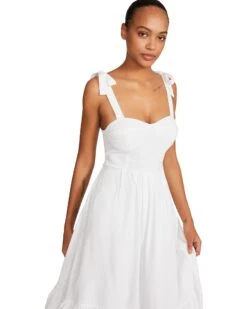 SOPHIA-ROSE DRESS WHITE -Cheap Boots And Beyond Store STEVEMADDEN APPAREL BN108617 WHITE 08