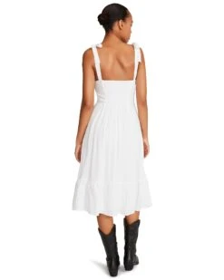 SOPHIA-ROSE DRESS WHITE -Cheap Boots And Beyond Store STEVEMADDEN APPAREL BN108617 WHITE 09
