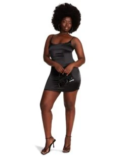 TOBI DRESS BLACK -Cheap Boots And Beyond Store STEVEMADDEN APPAREL BN108646 BLACK 02