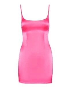 TOBI DRESS HOT PINK -Cheap Boots And Beyond Store STEVEMADDEN APPAREL BN108646 PINK GHOST