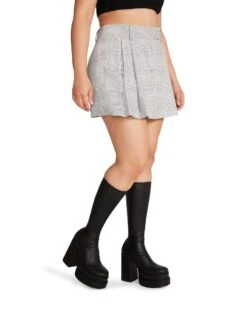SIA SKORT GREY -Cheap Boots And Beyond Store STEVEMADDEN APPAREL BN109782 GREY 05