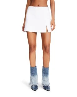 CAM SKORT WHITE -Cheap Boots And Beyond Store STEVEMADDEN APPAREL BN109791 WHITE 03