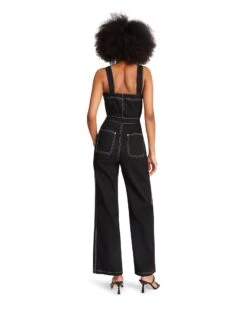 ELLIS JUMPSUIT BLACK -Cheap Boots And Beyond Store STEVEMADDEN APPAREL BN203545 BLACK 06