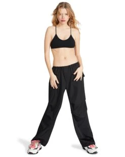 THE ELLA MESH BRALETTE BLACK -Cheap Boots And Beyond Store STEVEMADDEN APPAREL RTW0044 BLACK 01