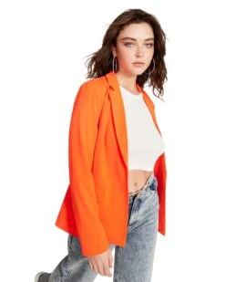 PAYTON BLAZER ORANGE 8 PAYTON BLAZER ORANGE -Cheap Boots And Beyond Store STEVEMADDEN APPAREL RTW0070 ORANGE 03