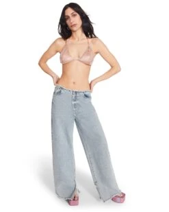 RHINESTONE BIKINI TOP PINK 7 RHINESTONE BIKINI TOP PINK -Cheap Boots And Beyond Store STEVEMADDEN APPAREL RTW0084 PINK 03