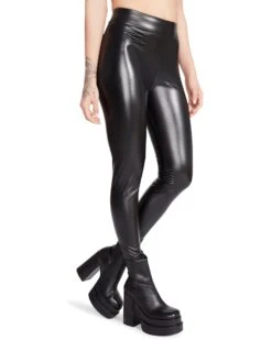 FAUX LEATHER LEGGINGS BLACK 15 FAUX LEATHER LEGGINGS BLACK -Cheap Boots And Beyond Store STEVEMADDEN APPAREL RTW0138 BLACK 04