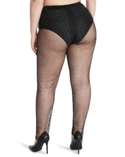 MESH RHINESTONE PANTS BLACK -Cheap Boots And Beyond Store STEVEMADDEN APPAREL RTW0216 BLACK 06