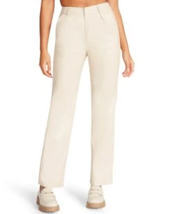 ABBY PANT IVORY -Cheap Boots And Beyond Store STEVEMADDEN APPAREL RTW0283 IVORY 03