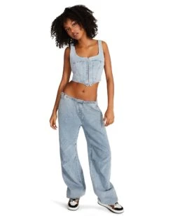PIA PARACHUTE PANT DENIM FABRIC