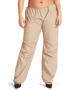 PIA PARACHUTE PANT KHAKI -Cheap Boots And Beyond Store STEVEMADDEN APPAREL RTW0326 KHAKI LARGE 2878 1