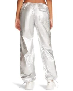 PIA PARACHUTE PANT SILVER -Cheap Boots And Beyond Store STEVEMADDEN APPAREL RTW0326 SILVER 05