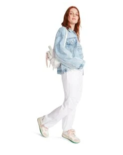 PIA PARACHUTE PANT WHITE -Cheap Boots And Beyond Store STEVEMADDEN APPAREL RTW0326 WHITE 02