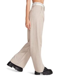 IZZIE TROUSER LIGHT TAUPE -Cheap Boots And Beyond Store STEVEMADDEN APPAREL RTW0331 LIGHT TAUPE SMALL 1402